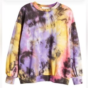 All In Favor Tie Dye Medium Lightweight Sweatshirt From Nordstrom! NWOT